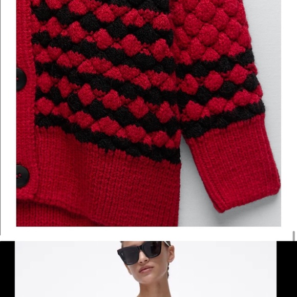 SOLD! Zara funky chunky knit cardigan - Picture 7 of 10